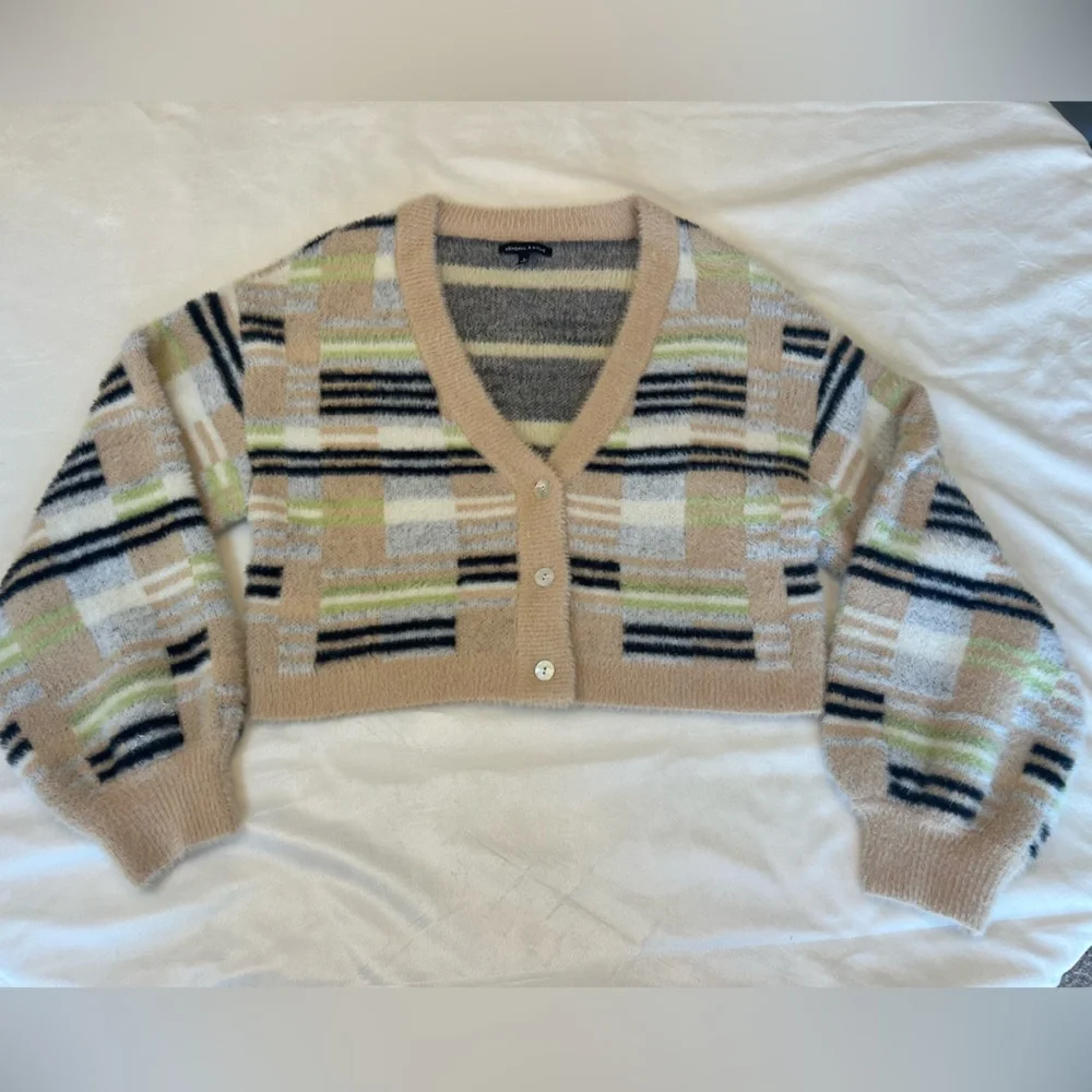 Kendall &‎ Kylie Multicolor Striped Cardigan